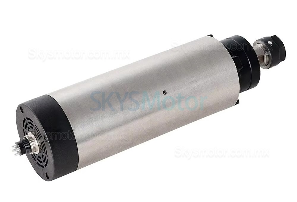 Kit de motor de husillo refrigerado por aire 2,2kW, 110V/220V, 80-2.2KW-ER20 + H100-2.2, con variadores de frecuencia (VFD) y 13 pinzas ER20